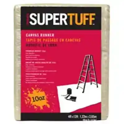 SUPERTUFF 4 X 12 FT 10 OZ CANVAS DROPCLOTH RUNNER (51127) RED - Arlington Coal & Lumber