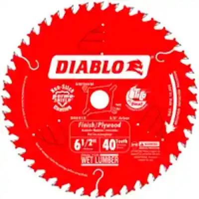 DIABLO 6-1/2" X 40TH FINISHING SAW BLADE (D0641A) - Arlington Coal & Lumber