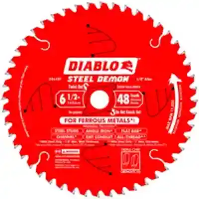 DIABLO 6-1/2" X 48TH STEEL DEMON SAW BLADE (D0648FA) - Arlington Coal & Lumber