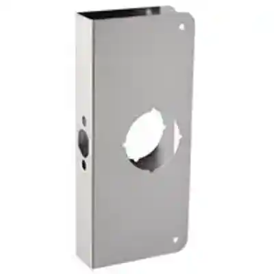 DOOR REINFORCER 4"WX9"L BR NKL - Arlington Coal & Lumber