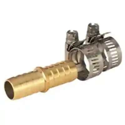 BRASS HOSE MENDER 5/8 W/CLAMPS - Arlington Coal & Lumber