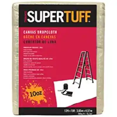 SUPERTUFF 12 X 15 FT 10 OZ CANVAS DROPCLOTH (51123) RED - Arlington Coal & Lumber