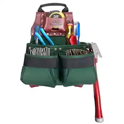 CLC 10 POCKET "SIGNATURE ELITE" PRO FRAMER BALLISTIC NYLON NAIL & TOOL BAG  - Arlington Coal & Lumber