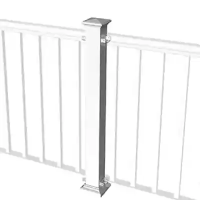 RDI TITAN PRO 36" MID-POST KIT VINYL SLEEVE, GALV. STRUCT (73018664) - Arlington Coal & Lumber