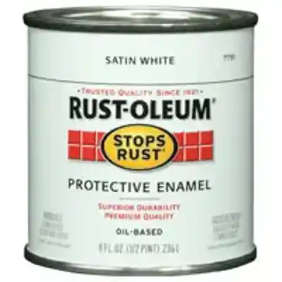 7791730 WHT SATIN ENAMEL 1/2PT - Arlington Coal & Lumber