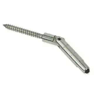 Main 2 - FEENEY CABLE-RAIL 1/8" SS QUICK CONNECT PIVOT LAG BOLT FITTING (#9915DL-PKG) - Arlington Coal & Lumber