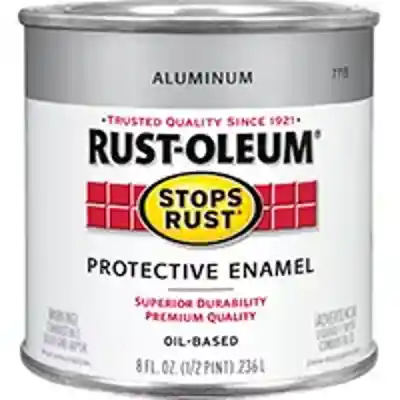 PAINT RUST OBS ALUM MET 1/2PT - Arlington Coal & Lumber