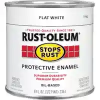 Main 1 - 7790730 FLAT WHT ENAMEL 1/2PT - Arlington Coal & Lumber