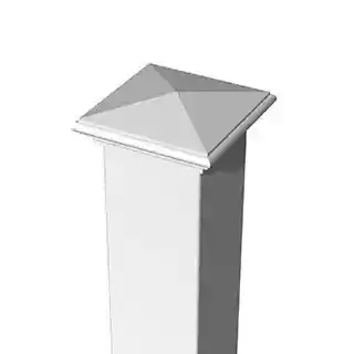 Main 1 - RDI TITAN PRO 3" WHITE DECORATIVE POST CAP (73018240) - Arlington Coal & Lumber