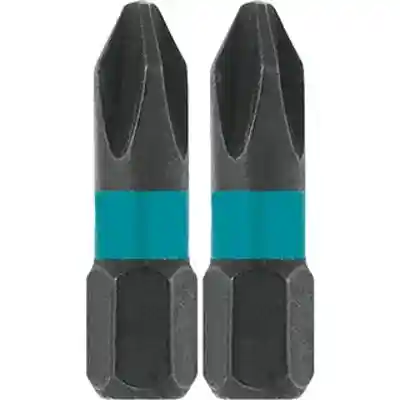 MAKITA IMPACTX #2 PHILLIPS INSERT BIT 1IN 2/PK - Arlington Coal & Lumber