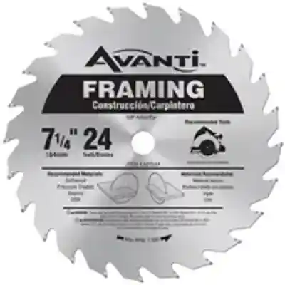 A0724A AVANTI 7-1/4"X24TH FRAMING BLADE - Arlington Coal & Lumber