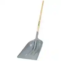 Main 1 - POLY SCOOP #12 WOOD HNDLE 48IN SHOVEL SCOOP POLY WD HDL 48 IN - Arlington Coal & Lumber