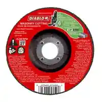 Main 2 - DIABLO 1/8"X4" MASONRY CUT OFF WHEEL 5/8 ARBOR (DBD040125701C)  - Arlington Coal & Lumber