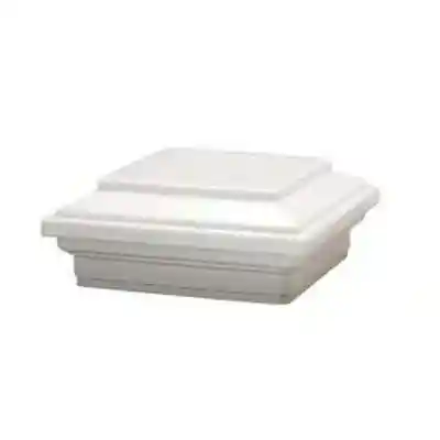 Main 2 - TREX TRANSCEND WHITE 4" X 4" FLAT POST CAP - Arlington Coal & Lumber