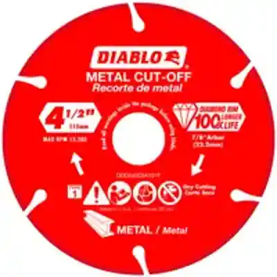 DISC METAL CUTTING DIAM 4.5IN - Arlington Coal & Lumber