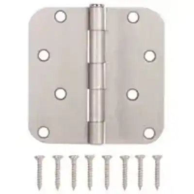 HINGE DOOR 5/8RAD 4IN SATNKL - Arlington Coal & Lumber