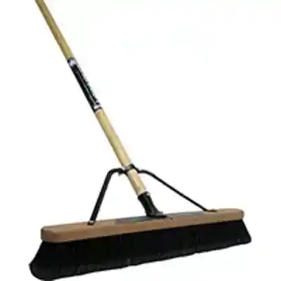 24IN STEEL HNDL POLY PUSHBROOM - Arlington Coal & Lumber