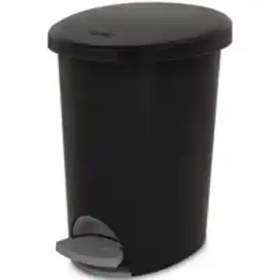 WASTEBASKET STEP-ON BLK 2.6G - Arlington Coal & Lumber