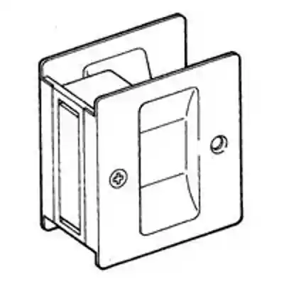 LATCH POCKET DOOR PASS SAT NKL - Arlington Coal & Lumber