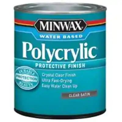 FINISH POLYCRYLIC WTR SATIN 1/2PT - Arlington Coal & Lumber