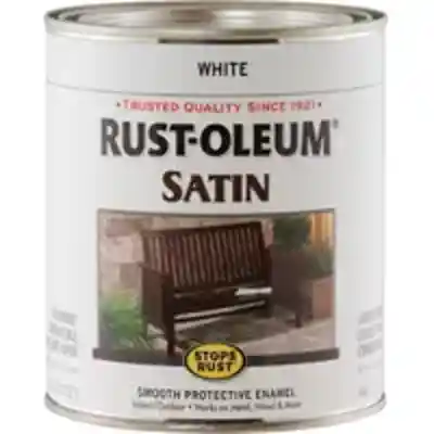 7791502 SATIN WHITE ENAMEL QT - Arlington Coal & Lumber