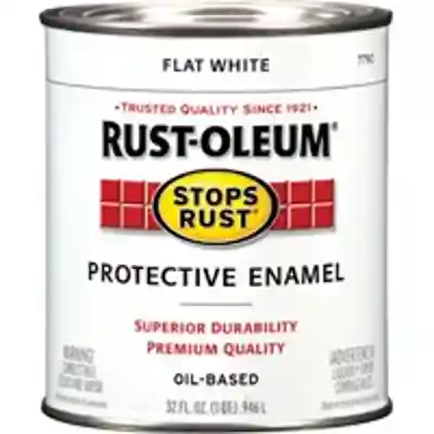 7790502 FLAT WHITE ENAMEL QT - Arlington Coal & Lumber