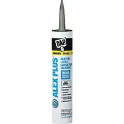 DAP CAULK ACRY W/SILI GREY 10.1OZ (18118) - Arlington Coal & Lumber