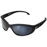 Main 1 - (TSM21-G15-7) DAKURA BLACK W/SILVER MIRROR POLARIZED LENS EDGE SAFETY GLASSES  - Arlington Coal & Lumber