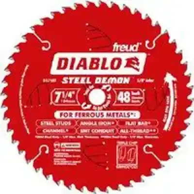 DIABLO 7-1/4"X48TH STEEL DEMON METAL BLADE (D0748F) - Arlington Coal & Lumber