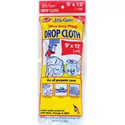 WARP BROS 9 X 12 FT 1MIL PLASTIC DROP CLOTH (JCS-912) RED - Arlington Coal & Lumber