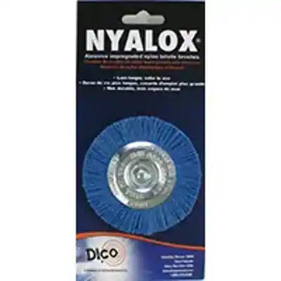 NYALOX 3" WHEEL BRUSH BLUE FINE (541-783-3) - Arlington Coal & Lumber