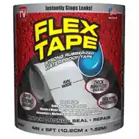 Main 1 - FLEX SEAL GREY WATERPROOF FLEX TAPE 4INX5FT - Arlington Coal & Lumber