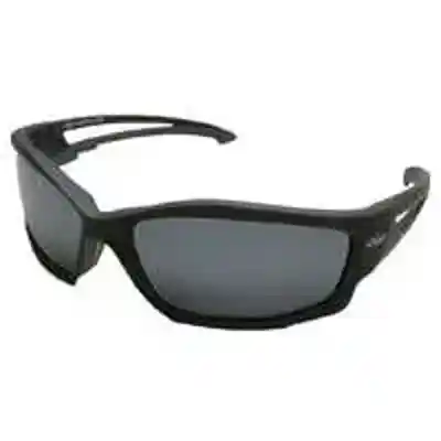 (TSK21-G15-7) KAZBEK BLACK W/SILVER MIRROR POLARIZED LENS EDGE SAFETY GLASSES  - Arlington Coal & Lumber