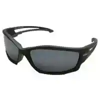 Main 1 - (TSK21-G15-7) KAZBEK BLACK W/SILVER MIRROR POLARIZED LENS EDGE SAFETY GLASSES  - Arlington Coal & Lumber