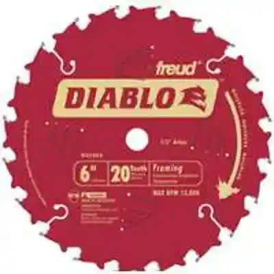 DIABLO 6" X 20TH FRAMING SAW BLADE (D0620X) - Arlington Coal & Lumber