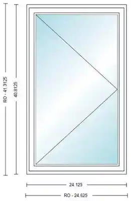 ANDERSEN C135R WHT CSMT UNIT HIGH PERF LOW E4 INSUL GLASS # 1309447 - Arlington Coal & Lumber