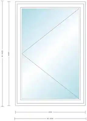 ANDERSEN C13L WHT CSMT UNIT LOW E4 HIGH PERF INSUL GLASS # 1309407 - Arlington Coal & Lumber