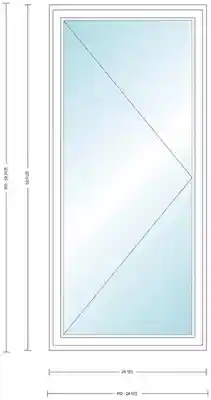 ANDERSEN C145R WHT CSMT UNIT HIGH PERF LOW E4 INSUL GLASS # 1309455 - Arlington Coal & Lumber