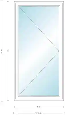 ANDERSEN C14R WHT CSMT UNIT HIGH PERF LOW E4 INSUL GLASS # 1309452 - Arlington Coal & Lumber