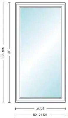 ANDERSEN C14/A41S STAT WHT UNIT HIGH PERF LOW E4 INSUL GLASS # 1307108 - Arlington Coal & Lumber