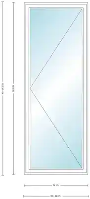 ANDERSEN C155(L) CSMT UNIT WHTE, HIGH PERF INSUL GLASS # 1309426 - Arlington Coal & Lumber