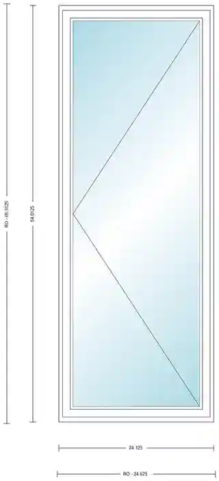 Main 1 - ANDERSEN C155(L) CSMT UNIT WHTE, HIGH PERF INSUL GLASS # 1309426 - Arlington Coal & Lumber