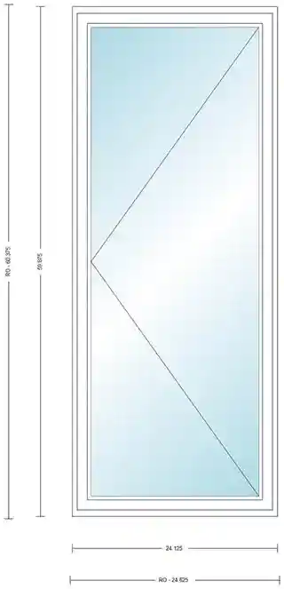 Main 1 - ANDERS C15 L CASEMENT UNIT HIGH PERF INSUL GLASS # 1309423 - Arlington Coal & Lumber