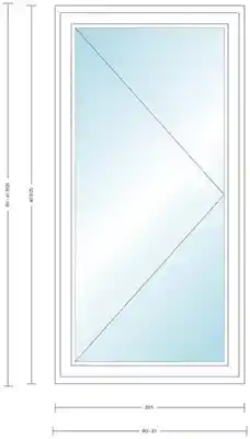 ANDERSEN CN135R WHT CSMT UNIT HIGH PERF LOW E4 INSUL GLASS # 1309446 - Arlington Coal & Lumber