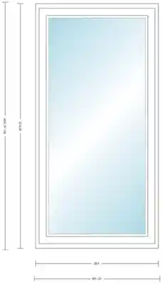 ANDERSEN CN135/AN351 STAT CSMT UNIT HIGH PERF LOW E4 INSUL GLASS # 1307095 - Arlington Coal & Lumber