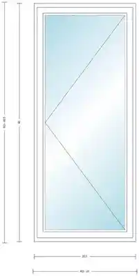 ANDERSEN CN14L WHT CSMT UNIT HIGH PERF LOW E4 INSUL GLASS # 1309414 - Arlington Coal & Lumber