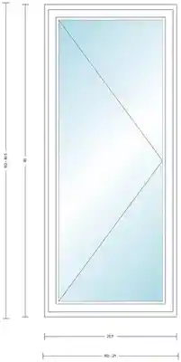 ANDERSEN CN14R  CSMT UNIT HIGH PERF LOW E INSUL GLASS # 1309450 - Arlington Coal & Lumber