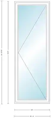 ANDERSEN CN15L WHT CSMT UNIT HIGH PERF LOW E4 INSUL GLASS # 1309421 - Arlington Coal & Lumber