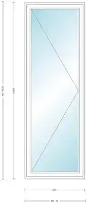 ANDERSEN CN15R WHT CSMT UNIT HIGH PERF LOW E4 INSUL GLASS # 1309457 - Arlington Coal & Lumber