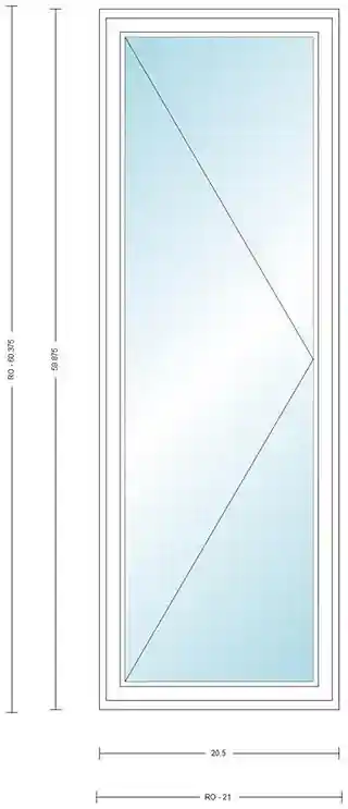 Main 1 - ANDERSEN CN15R WHT CSMT UNIT HIGH PERF LOW E4 INSUL GLASS # 1309457 - Arlington Coal & Lumber
